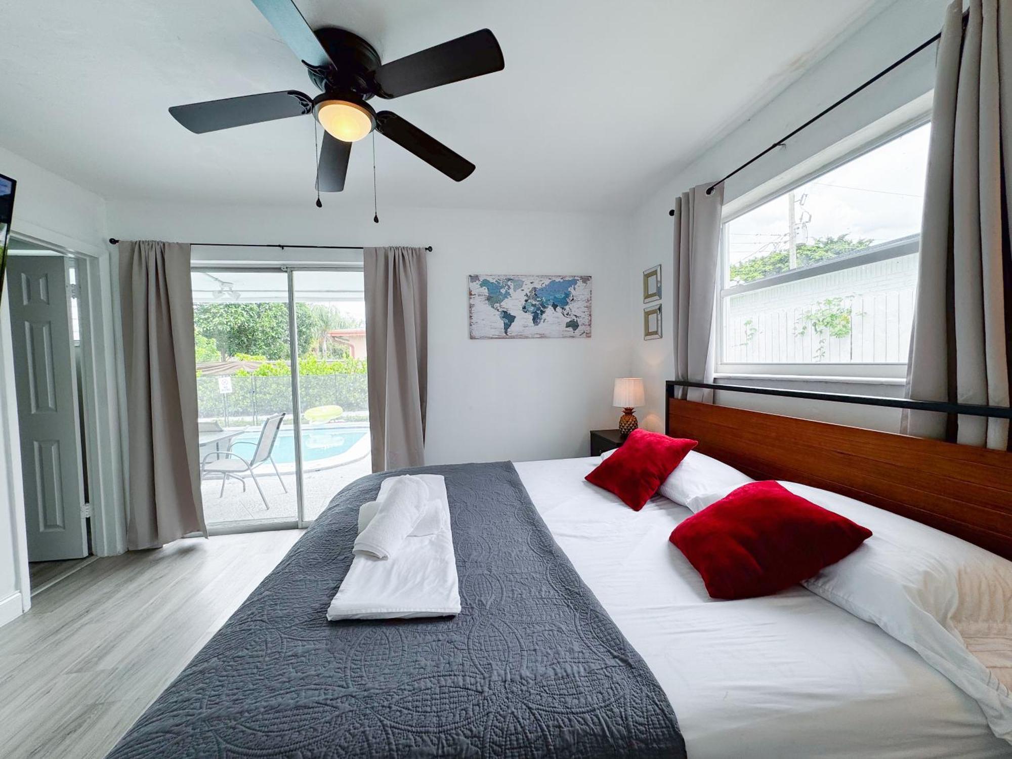 Tropical Villa Pool Courtyard & Garden View Fort Lauderdale Exterior foto